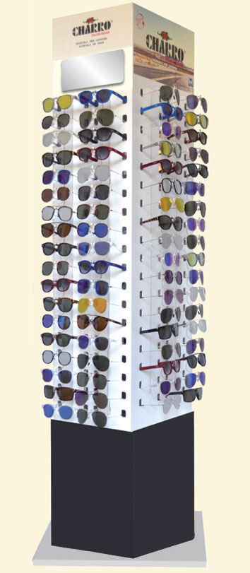 Espositori per occhiali da lettura El Charro e El Charro occhiali da sole  con lenti polarizzate